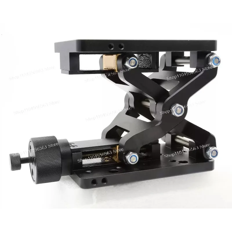 Мини-электрический подъемный стол прецизионного смещения PT-GD401 — движущаяся платформа по оси Z (ход 60 мм, размер 12080 мм)
Мини-электрический подъемный стол прецизионного смещения PT-GD401 — движущаяся платформа по оси Z (ход 60 мм, размер 12080 мм)