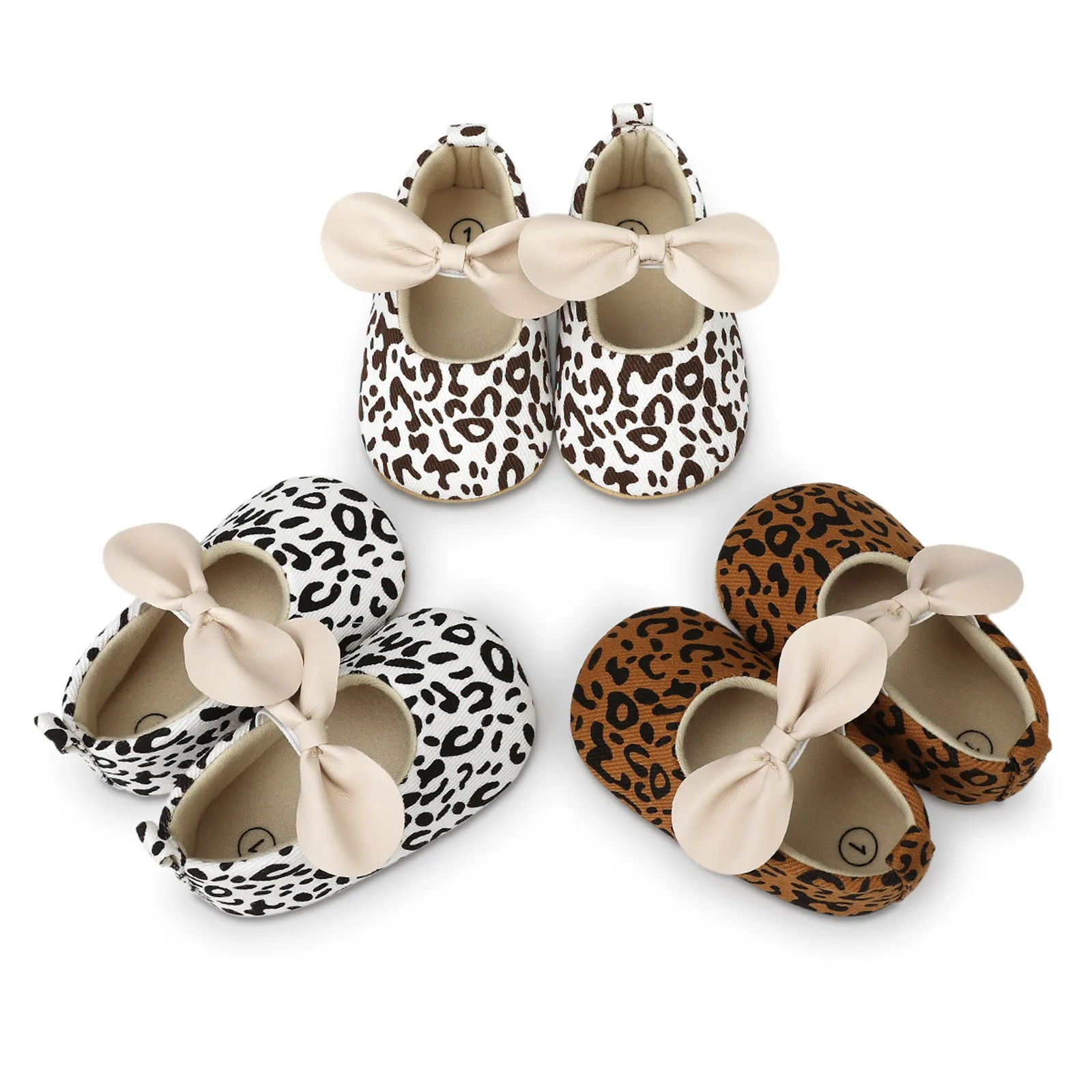 Baby Girls Mary Jane Flats Non-Slip Bowknot Princess Dress Shoes Leopard Crib Shoes for Infants
Baby Girls Mary Jane Flats Non-Slip Bowknot Princess Dress Shoes Leopard Crib Shoes for Infants