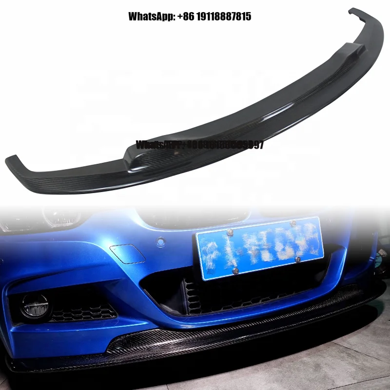 Custom Universal Carbon Fiber Front Bumper Lip Spoiler for BMW 3 Series F30
Custom Universal Carbon Fiber Front Bumper Lip Spoiler for BMW 3 Series F30