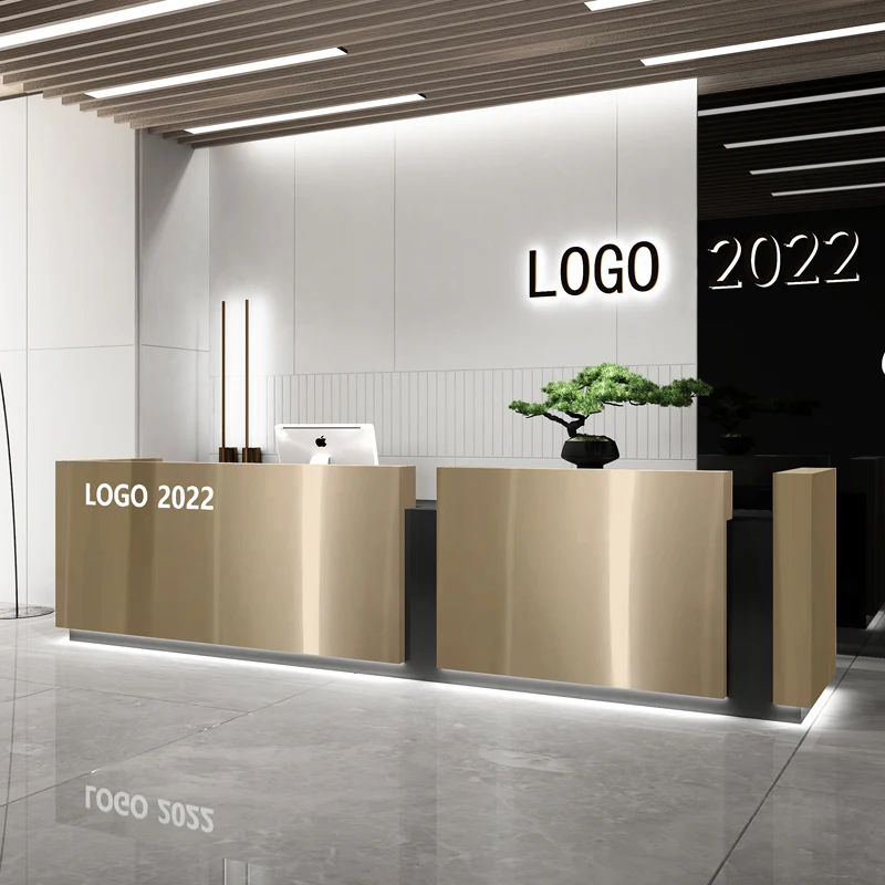 Дизайн стойки регистрации, современная передняя часть, роскошные длинные стойки регистрации для клиники, салон красоты, Mostrador Recepcion, офисная мебель
Дизайн стойки регистрации, современная передняя часть, роскошные длинные стойки регистрации для клиники, салон красоты, Mostrador Recepcion, офисная мебель