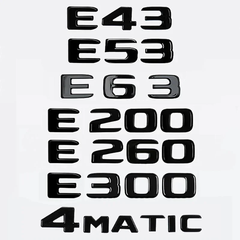 Car ABS Trunk Letters Logo Badge Emblem Decal Sticker For Mercedes Benz E Class E43 E53 E63 E200 E260 E300 4Matic W212 W213 W238
Car ABS Trunk Letters Logo Badge Emblem Decal Sticker For Mercedes Benz E Class E43 E53 E63 E200 E260 E300 4Matic W212 W213 W238