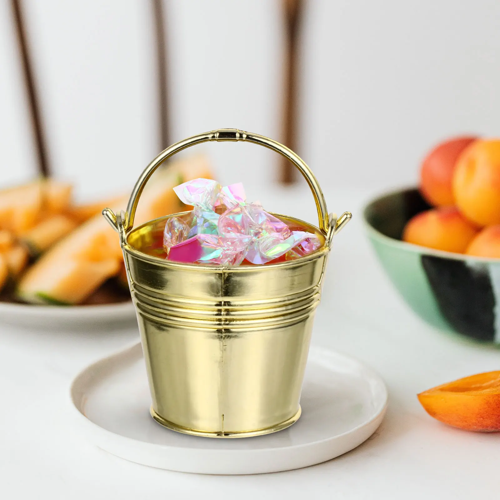 10 Pcs Snack Container Mini Barrels Gift Basket Small Buckets Storage Golden Plastic Child
10 Pcs Snack Container Mini Barrels Gift Basket Small Buckets Storage Golden Plastic Child