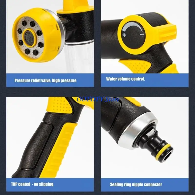 367A Adjustable Hose Nozzle With Ergonomic Grip Suitable For Powerful Watering And Car Cleaning Washing Tasks Multipurpose Use
367A Adjustable Hose Nozzle With Ergonomic Grip Suitable For Powerful Watering And Car Cleaning Washing Tasks Multipurpose Use