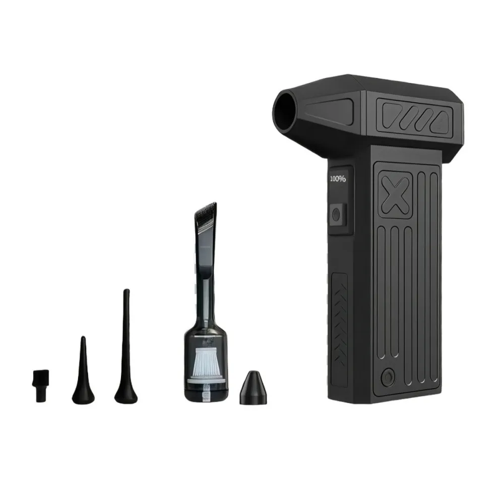 110,000PRM Violent Blower 5 Speed Adjustable Brushless Turbo Jet Fan 4000mAh Dust Blowing Keyboard Cleaning Powerful Air Blower
110,000PRM Violent Blower 5 Speed Adjustable Brushless Turbo Jet Fan 4000mAh Dust Blowing Keyboard Cleaning Powerful Air Blower