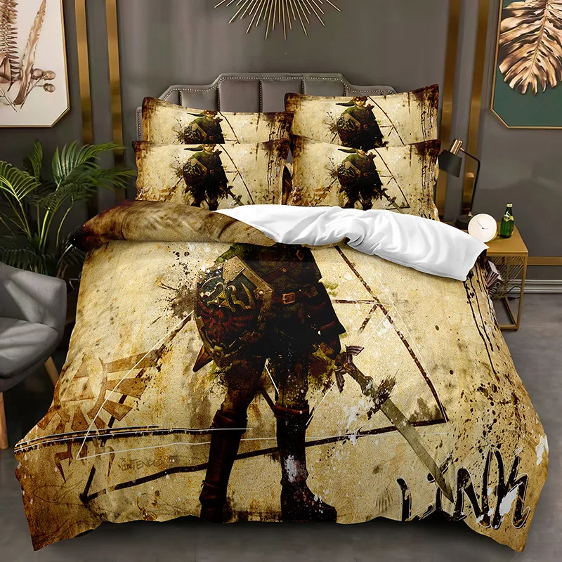 3D Printed Legend Duvet Cover Zeldas Bedding Set Bedroom Comforter Youth Kids Girl Boys Gift
3D Printed Legend Duvet Cover Zeldas Bedding Set Bedroom Comforter Youth Kids Girl Boys Gift