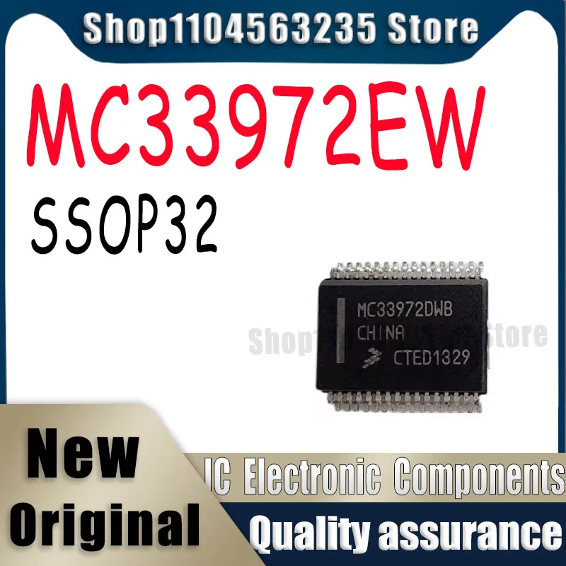 (5piece)100% New MC33972EW SSOP-32 Chipset
(5piece)100% New MC33972EW SSOP-32 Chipset