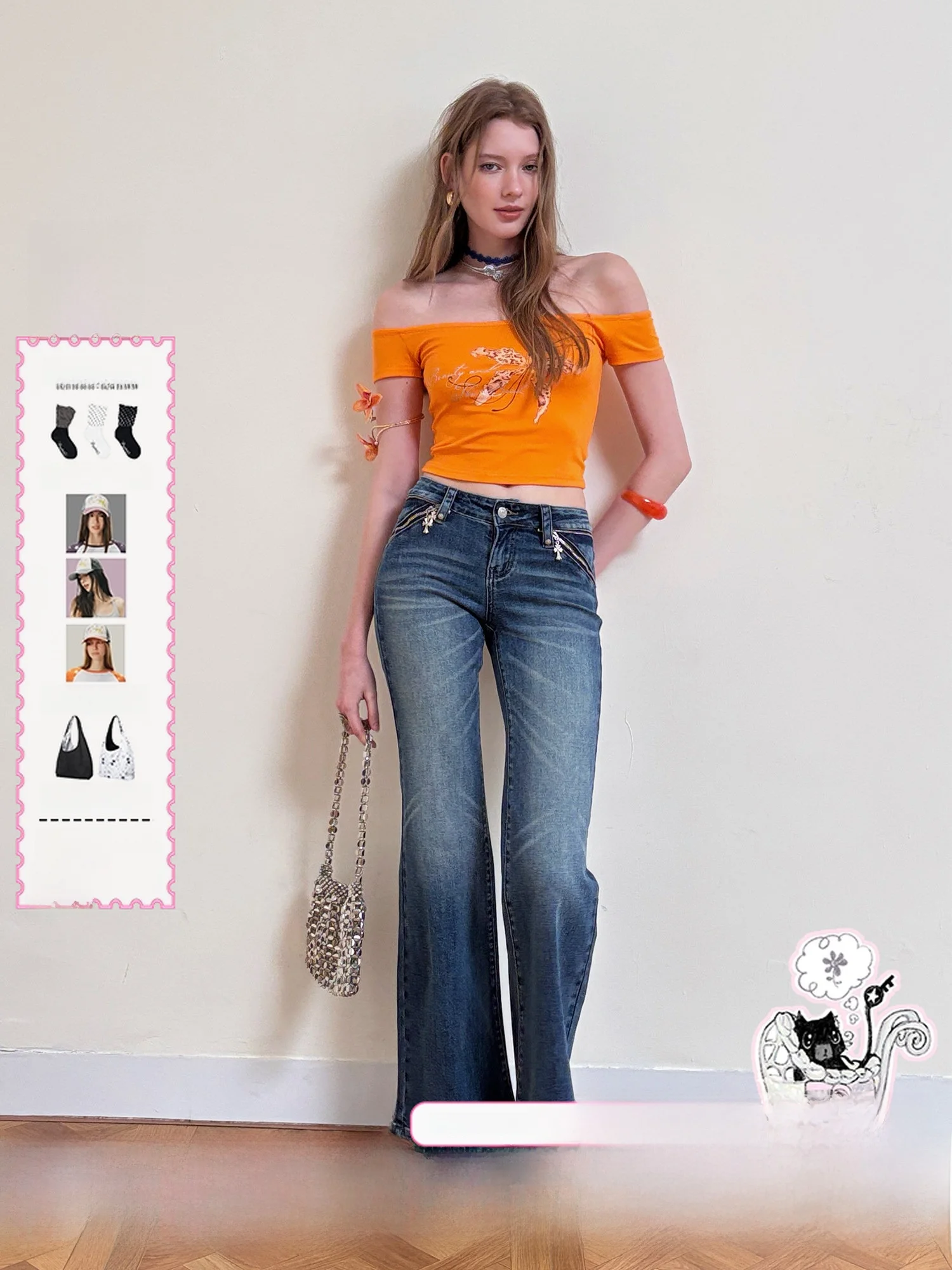 Low Waist Bell Bottom Denim Jeans Women's Summer New Versatile Long Pants Washed Slim Fit Cotton Jeans Necy Ladies Jeans
Low Waist Bell Bottom Denim Jeans Women's Summer New Versatile Long Pants Washed Slim Fit Cotton Jeans Necy Ladies Jeans