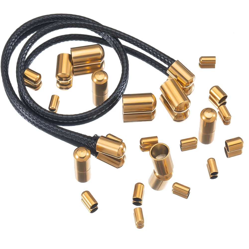20pcs No Fade Stainless Steel End Caps Leather Cord Crimp Caps Fastener Round Cap for Jewelry Making DIY Bracelet Necklace
20pcs No Fade Stainless Steel End Caps Leather Cord Crimp Caps Fastener Round Cap for Jewelry Making DIY Bracelet Necklace