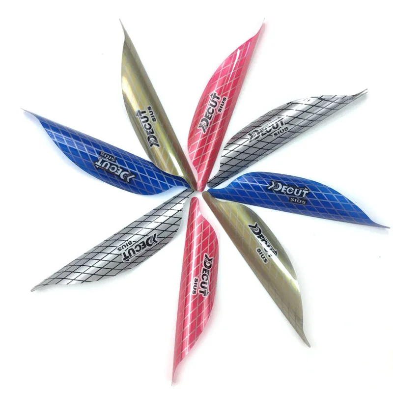 50pcs Archery Spin Vanes 1.56inch Spiral Feather with Tape Arrow Feathers Rotary Fletches Right /left Wing Arrow Accessorie
50pcs Archery Spin Vanes 1.56inch Spiral Feather with Tape Arrow Feathers Rotary Fletches Right /left Wing Arrow Accessorie