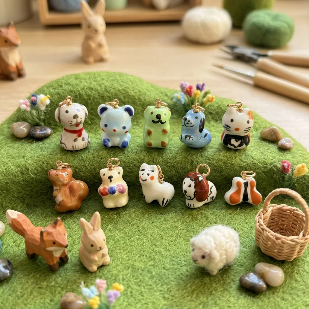 New Cute Animal Bear Puppy Ceramic Hand Painted Pendant DIY Handmade Bracelet Necklace Keychain Jewelry Accessories
New Cute Animal Bear Puppy Ceramic Hand Painted Pendant DIY Handmade Bracelet Necklace Keychain Jewelry Accessories