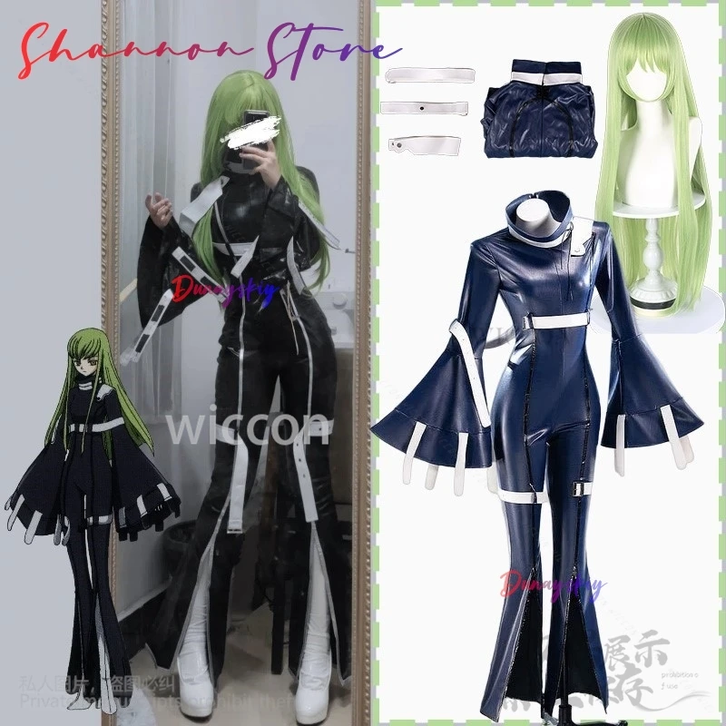 Anime C.C. Cosplay Costume Lelouchh Of Sexy Constrained Fashion Leather Jumpsuit Pu Punk Y2K Jirai Kei Girls Bodysuit Customized
Anime C.C. Cosplay Costume Lelouchh Of Sexy Constrained Fashion Leather Jumpsuit Pu Punk Y2K Jirai Kei Girls Bodysuit Customized