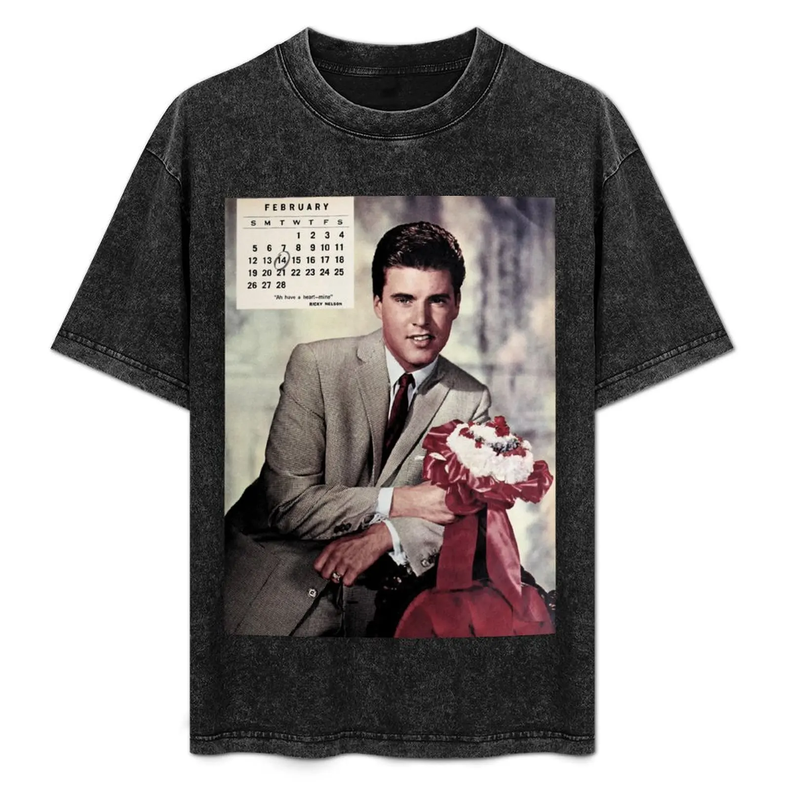RICKY NELSON Valentine's Day 1961 T-Shirt Soft Cotton Print T-Shirt
RICKY NELSON Valentine's Day 1961 T-Shirt Soft Cotton Print T-Shirt