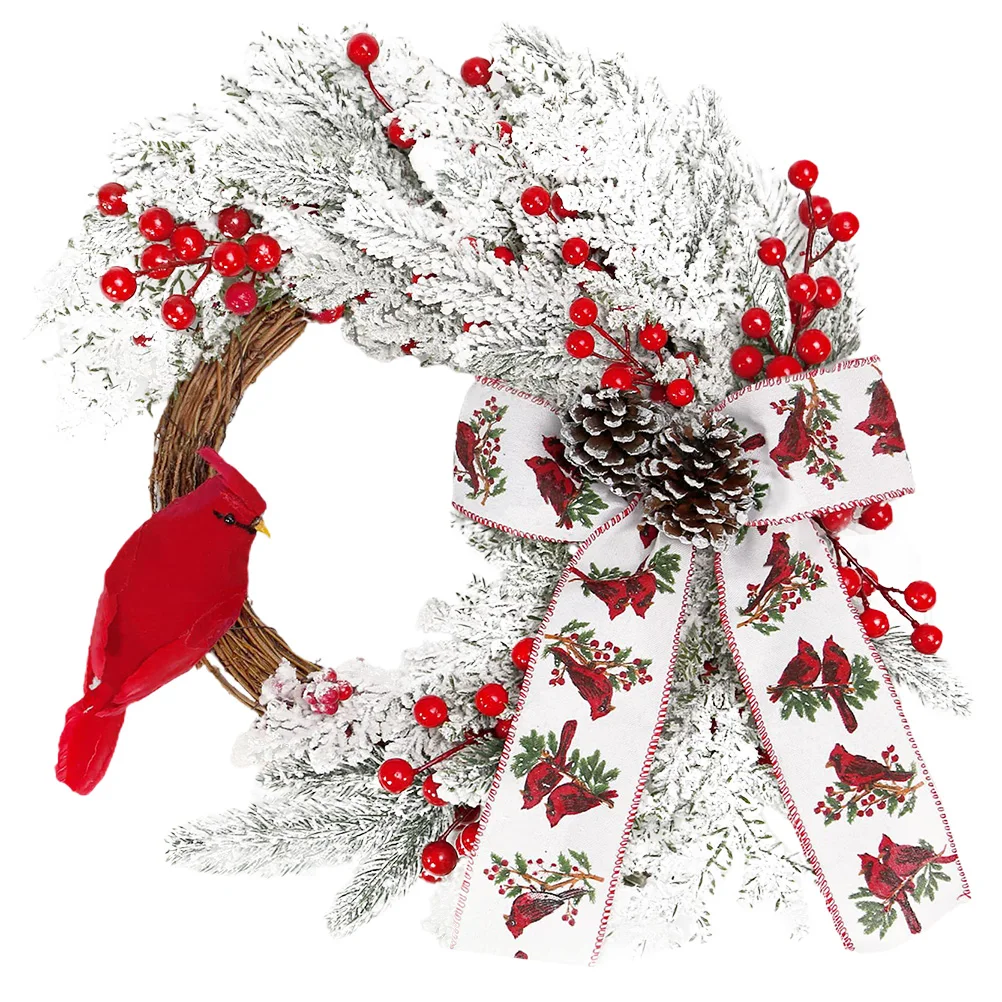 Handmade Christmas Wreath Decorative Garland Xmas Front Door Wreath Wall Hanging Decor Festival Adornment Diy Ornament
Handmade Christmas Wreath Decorative Garland Xmas Front Door Wreath Wall Hanging Decor Festival Adornment Diy Ornament
