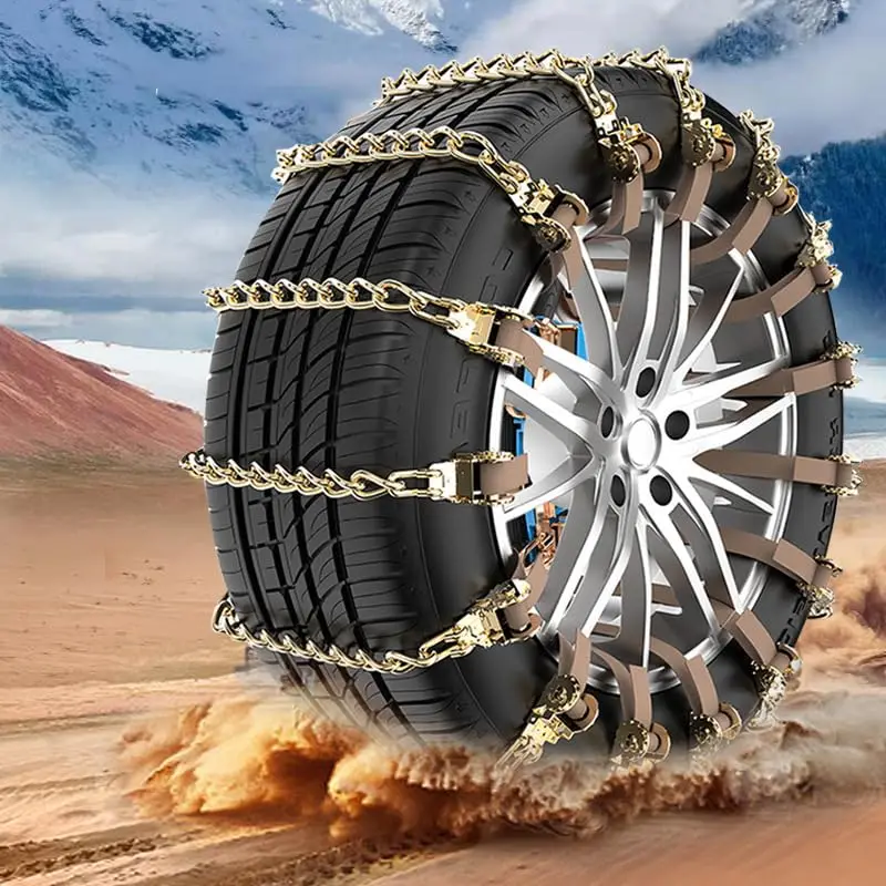 10-Piece Universal Tire Traction Chains For Cars, SUVs, Pickups – Adjustable Quick-Install Snow Anti-Skid Cables 155–265mm
10-Piece Universal Tire Traction Chains For Cars, SUVs, Pickups – Adjustable Quick-Install Snow Anti-Skid Cables 155–265mm