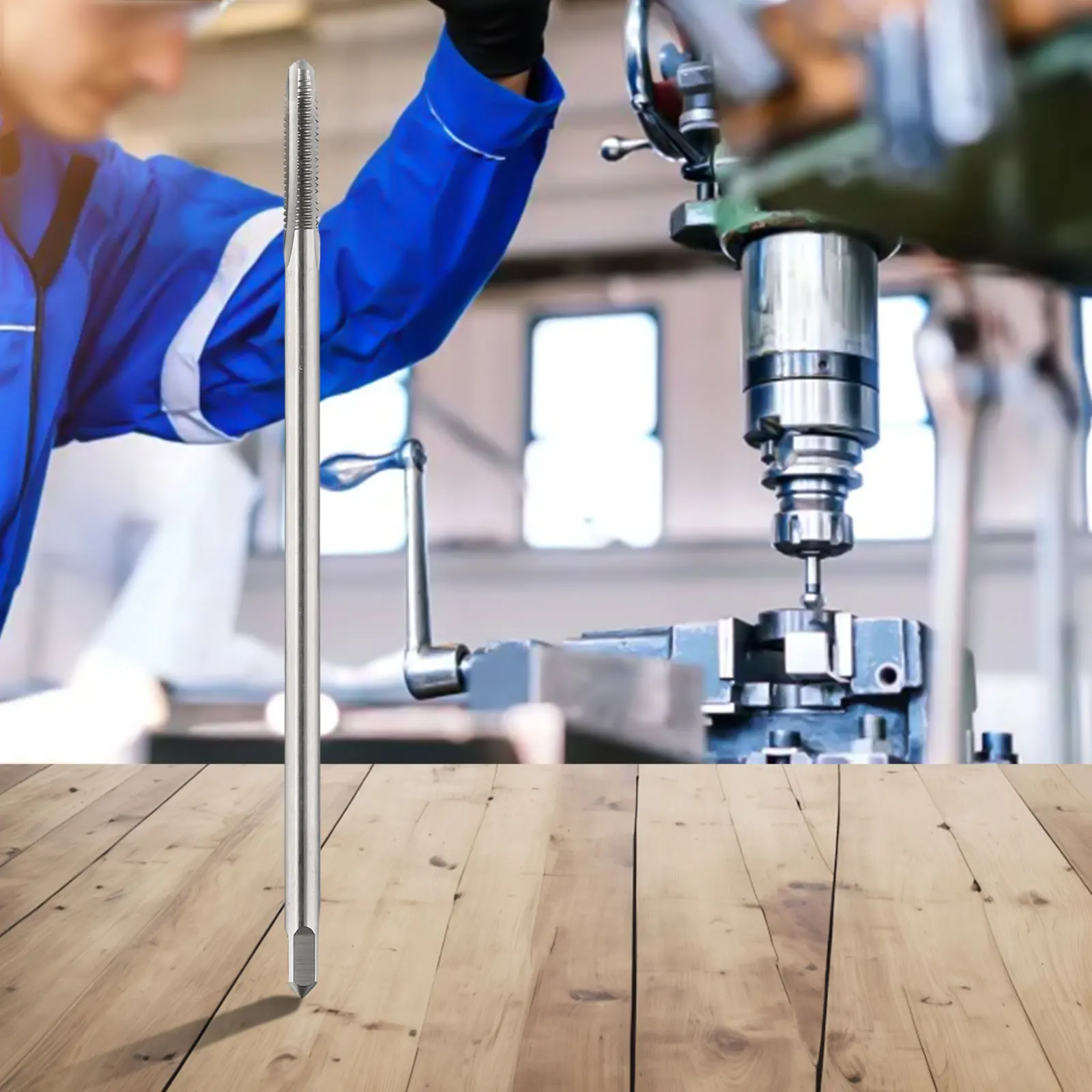 Правый метчик M6 x 1 0 x 150 мм с удлиненной резьбой и длинным хвостовиком из высокоскоростной стали для применения с метрической резьбой
Правый метчик M6 x 1 0 x 150 мм с удлиненной резьбой и длинным хвостовиком из высокоскоростной стали для применения с метрической резьбой