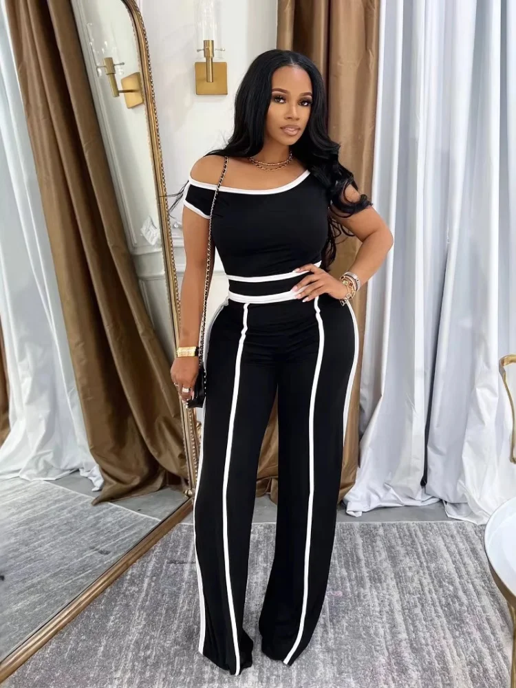 Three Sisters Summer New Fashion Leisure Sexy Birthday Party Home Sports Woman Clothing Solid Color Two Piece Set Pantsuits
Three Sisters Summer New Fashion Leisure Sexy Birthday Party Home Sports Woman Clothing Solid Color Two Piece Set Pantsuits