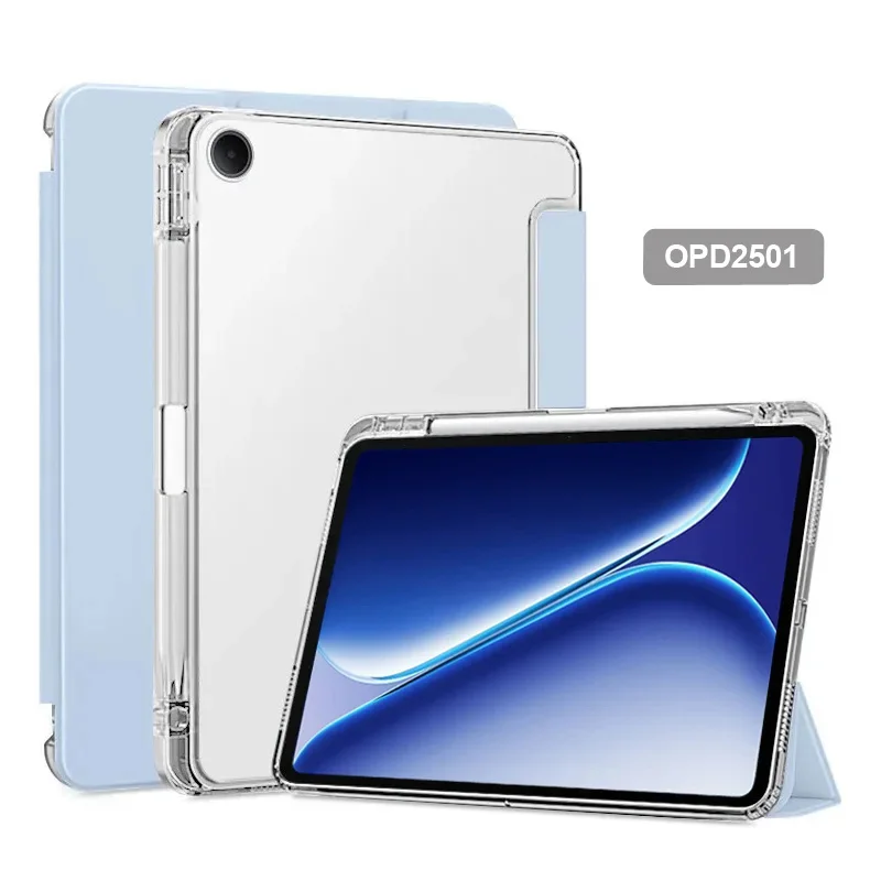 For OPPO Pad 5 Case with Pencil Holder Trifold PU Leaher Soft Back Stand Tablet Funda For OPPO Pad 5 Pad5 Cover Case 12.1 inch
For OPPO Pad 5 Case with Pencil Holder Trifold PU Leaher Soft Back Stand Tablet Funda For OPPO Pad 5 Pad5 Cover Case 12.1 inch