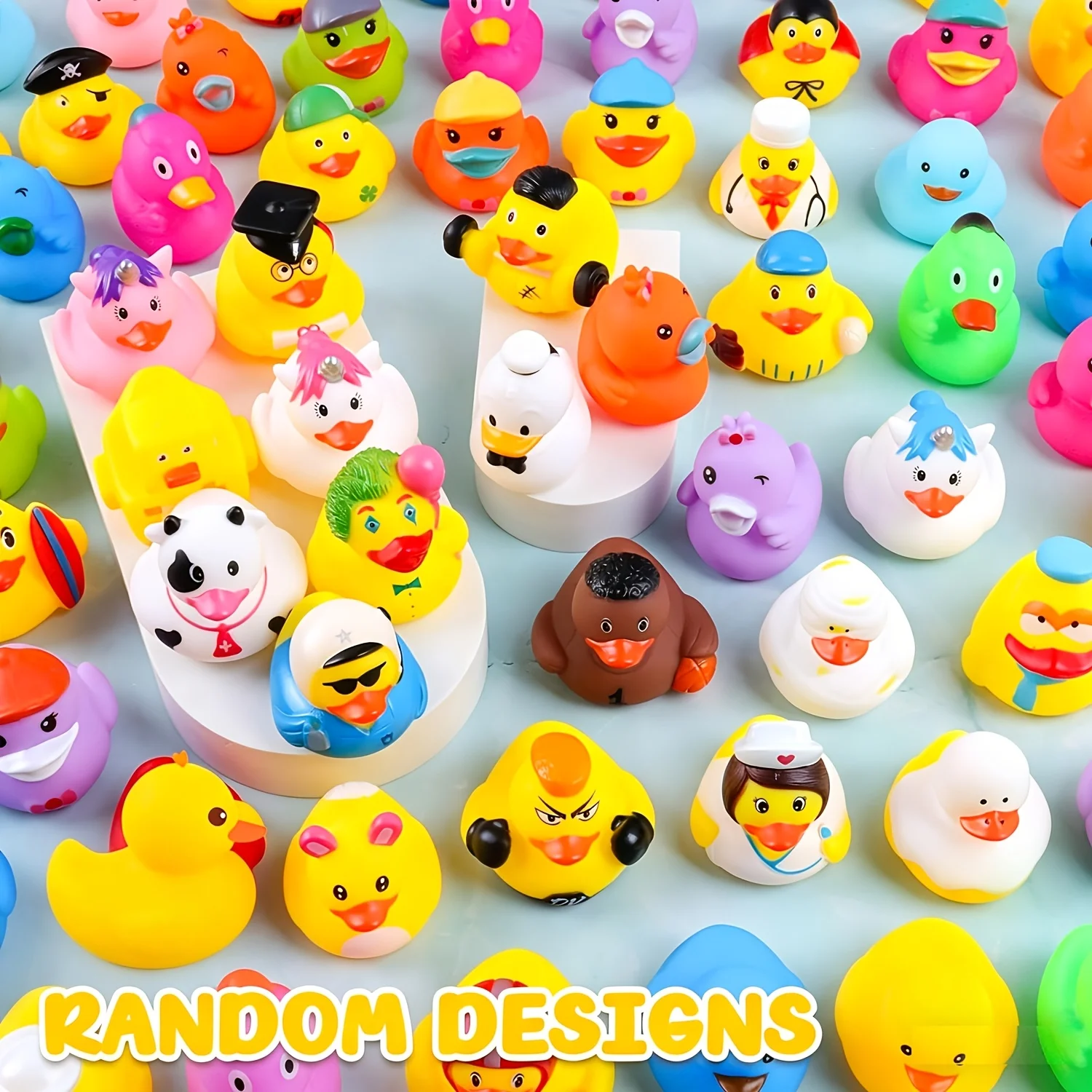 24/300/500/600/1000pcs Random Ducks In Box, Mini Duckies For Baby Bath Toys, Photobooth Props For Party Events, The Best Props For Photography ForKids Toddler Summer Pool Toys Birthday Gifts for party Favors
24/300/500/600/1000pcs Random Ducks In Box, Mini Duckies For Baby Bath Toys, Photobooth Props For Party Events, The Best Props For Photography ForKids Toddler Summer Pool Toys Birthday Gifts for party Favors