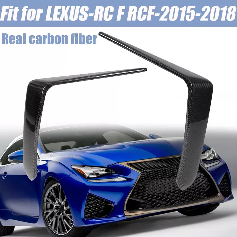 1PCS High Quality Car Front Bumper Carbon Fiber GARNISH AIR VENT FANG TRIM COVERS For Lexus 2015-2018 Rc F Auto Parts
1PCS High Quality Car Front Bumper Carbon Fiber GARNISH AIR VENT FANG TRIM COVERS For Lexus 2015-2018 Rc F Auto Parts