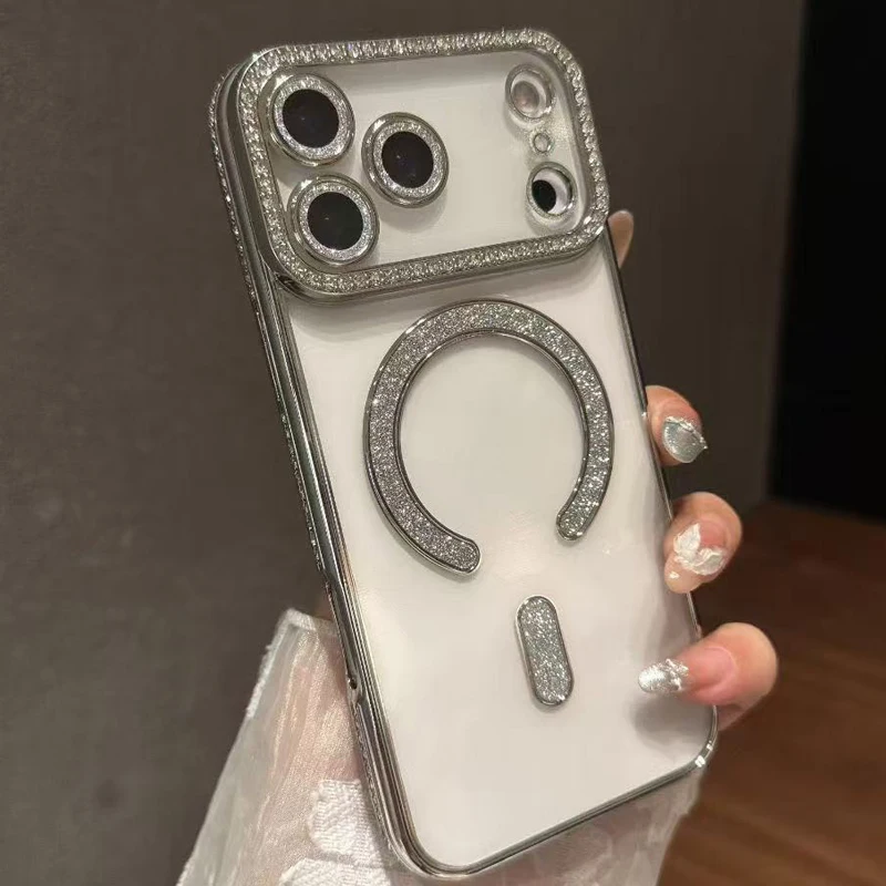 10PCS Diamond Bling Magnetic Case For IPHONE 17 17E 16E 16 15 14 Plus 13 12 11 Pro Max Luxury Magnetic Charging TPU Case
10PCS Diamond Bling Magnetic Case For IPHONE 17 17E 16E 16 15 14 Plus 13 12 11 Pro Max Luxury Magnetic Charging TPU Case