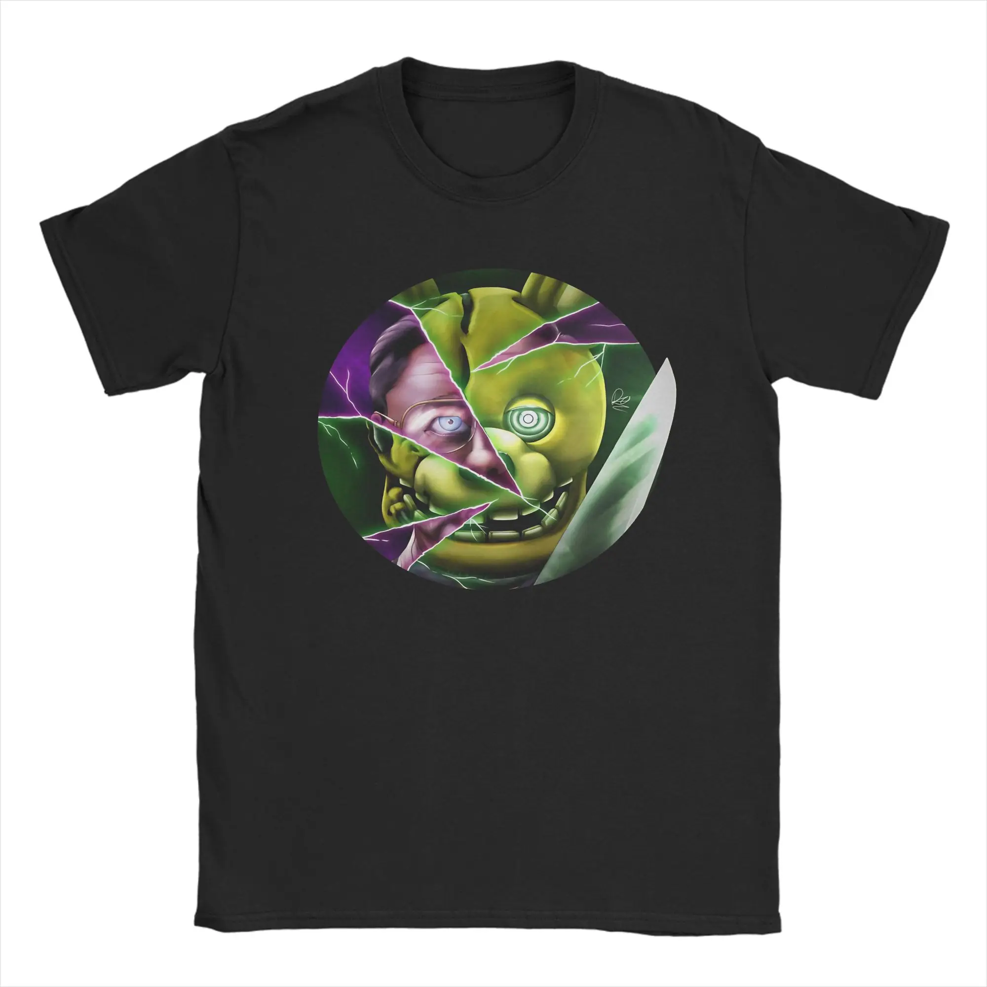 Leisure FNAF MOVIE William Afton Springtrap T-Shirts Men Round Collar 100% Cotton T Shirts Short Sleeve Tee Shirt 4XL 5XL Tops
Leisure FNAF MOVIE William Afton Springtrap T-Shirts Men Round Collar 100% Cotton T Shirts Short Sleeve Tee Shirt 4XL 5XL Tops