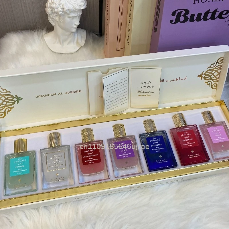 7Pcs Arabian Unisex Perfume Set Long Lasting Fresh Natural Elegant Mild Scent Luxurious Exquisite Charming Aromatic Gift Set
7Pcs Arabian Unisex Perfume Set Long Lasting Fresh Natural Elegant Mild Scent Luxurious Exquisite Charming Aromatic Gift Set
