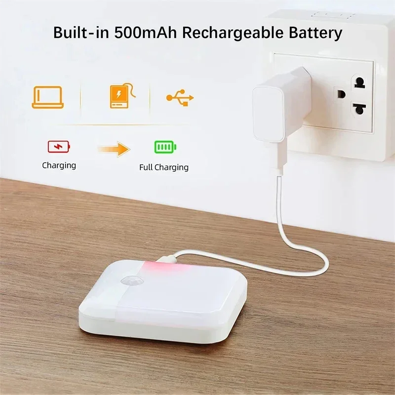 Motion Sensor Night Lights, TYPE-C Rechargeable Cabinet light, Wireless LED wall lamp, for Stairs Closet Kitchen Bedroom Garage
Motion Sensor Night Lights, TYPE-C Rechargeable Cabinet light, Wireless LED wall lamp, for Stairs Closet Kitchen Bedroom Garage