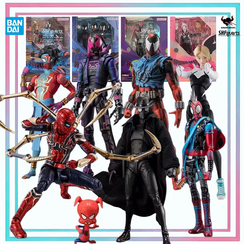 Оригинальная фигурка BANDAI SHF Гвен Стейси, Спайдер-Мэн, Скарлет, Индиана Панк, Майлз Моралес из фильма «Через вселенные Спайдервэлс», модель, игрушка, подарок
Оригинальная фигурка BANDAI SHF Гвен Стейси, Спайдер-Мэн, Скарлет, Индиана Панк, Майлз Моралес из фильма «Через вселенные Спайдервэлс», модель, игрушка, подарок