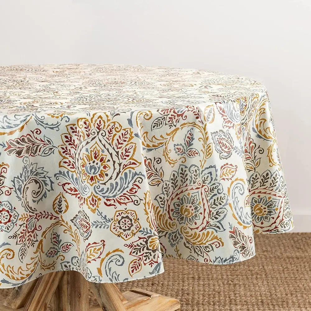 Скатерть Home Fashions Ava Floral Jacobean из водонепроницаемой и грязеотталкивающей виниловой ткани с фланелевой подложкой, 60 x 84 дюйма, O
Скатерть Home Fashions Ava Floral Jacobean из водонепроницаемой и грязеотталкивающей виниловой ткани с фланелевой подложкой, 60 x 84 дюйма, O