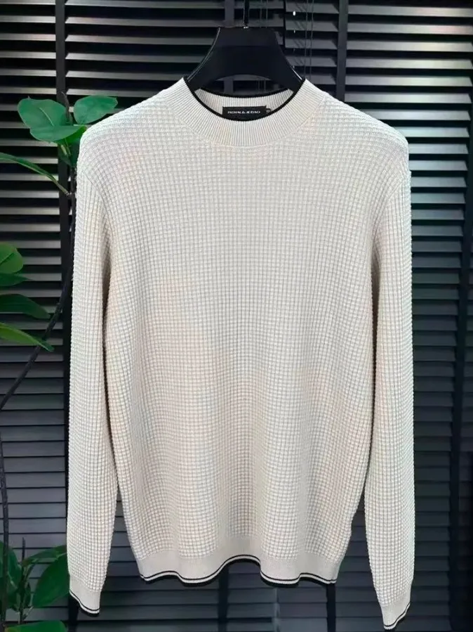 Высококачественный мужской вязаный свитер с круглым вырезом, повседневный, модный, осенне-зимний, новинка, универсальный, удобный, мягкий, с длинными рукавами
Высококачественный мужской вязаный свитер с круглым вырезом, повседневный, модный, осенне-зимний, новинка, универсальный, удобный, мягкий, с длинными рукавами