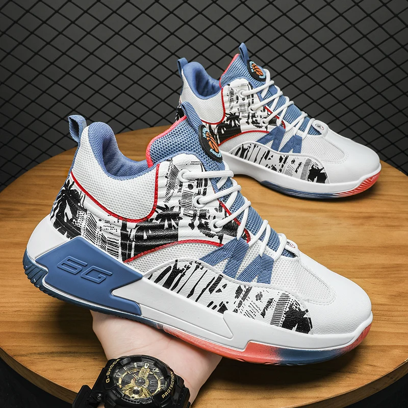 Brand Popular Men's Basketball Shoes Fashion Street Sports Shoes Wear-resistant Non-slip High-top Man Basketball Training Shoes
Brand Popular Men's Basketball Shoes Fashion Street Sports Shoes Wear-resistant Non-slip High-top Man Basketball Training Shoes