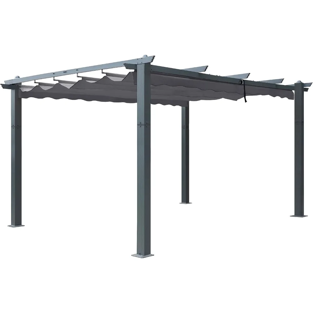 Металлическая пергола 10x10 футов с прочными стойками и выдвижным навесом премиум-класса, алюминиевое навесное устройство для беседки на открытом воздухе для патио
Металлическая пергола 10x10 футов с прочными стойками и выдвижным навесом премиум-класса, алюминиевое навесное устройство для беседки на открытом воздухе для патио