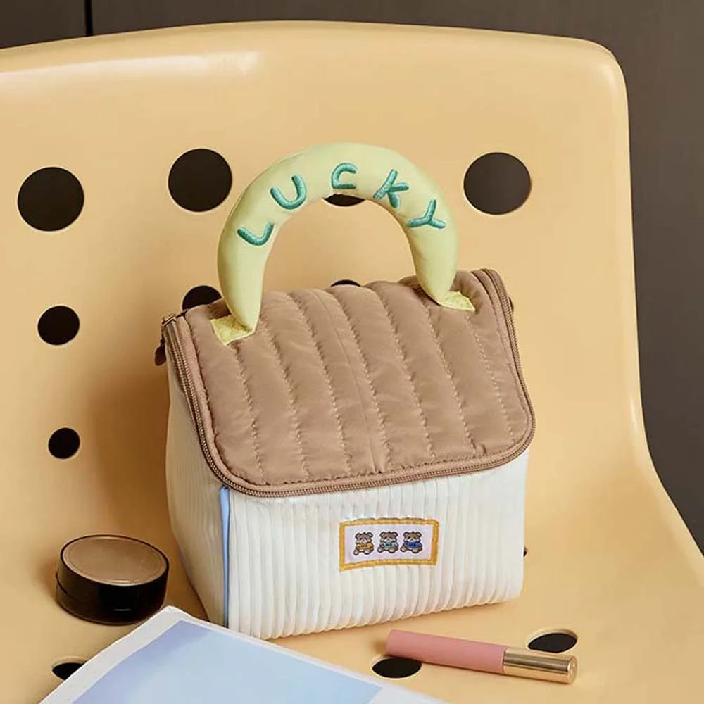 Kawaii Cartoon House Cosmetic Bag Cotton Printed Large Capacity Pouches Bag Organizer Thickened 3D Dopamine Color Wash Bag
Kawaii Cartoon House Cosmetic Bag Cotton Printed Large Capacity Pouches Bag Organizer Thickened 3D Dopamine Color Wash Bag