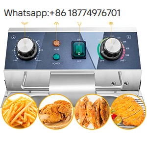OEM Commercial Fryer Fried Frying Machine Chicken Chips Fryer Deep Machine Turkey Fries Restaurant Home Electric Deep Fryer
OEM Commercial Fryer Fried Frying Machine Chicken Chips Fryer Deep Machine Turkey Fries Restaurant Home Electric Deep Fryer