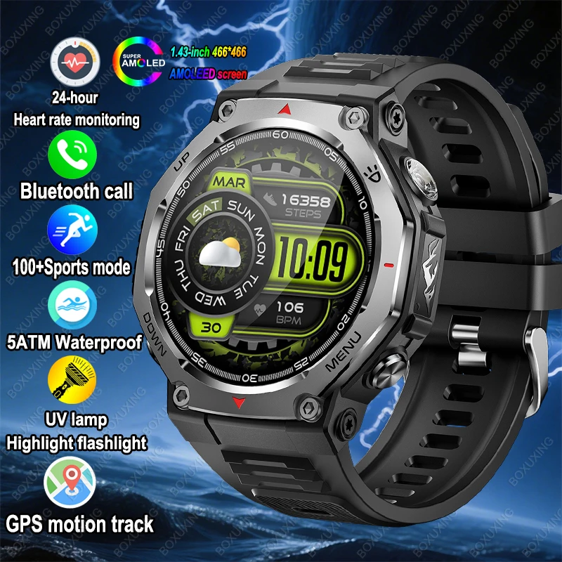 Новинка для Xiaomi, спортивные умные часы для мужчин, 5 атм, водонепроницаемый фонарик, GPS, трек движения, пульсометр, Bluetooth, вызов, умные часы
Новинка для Xiaomi, спортивные умные часы для мужчин, 5 атм, водонепроницаемый фонарик, GPS, трек движения, пульсометр, Bluetooth, вызов, умные часы