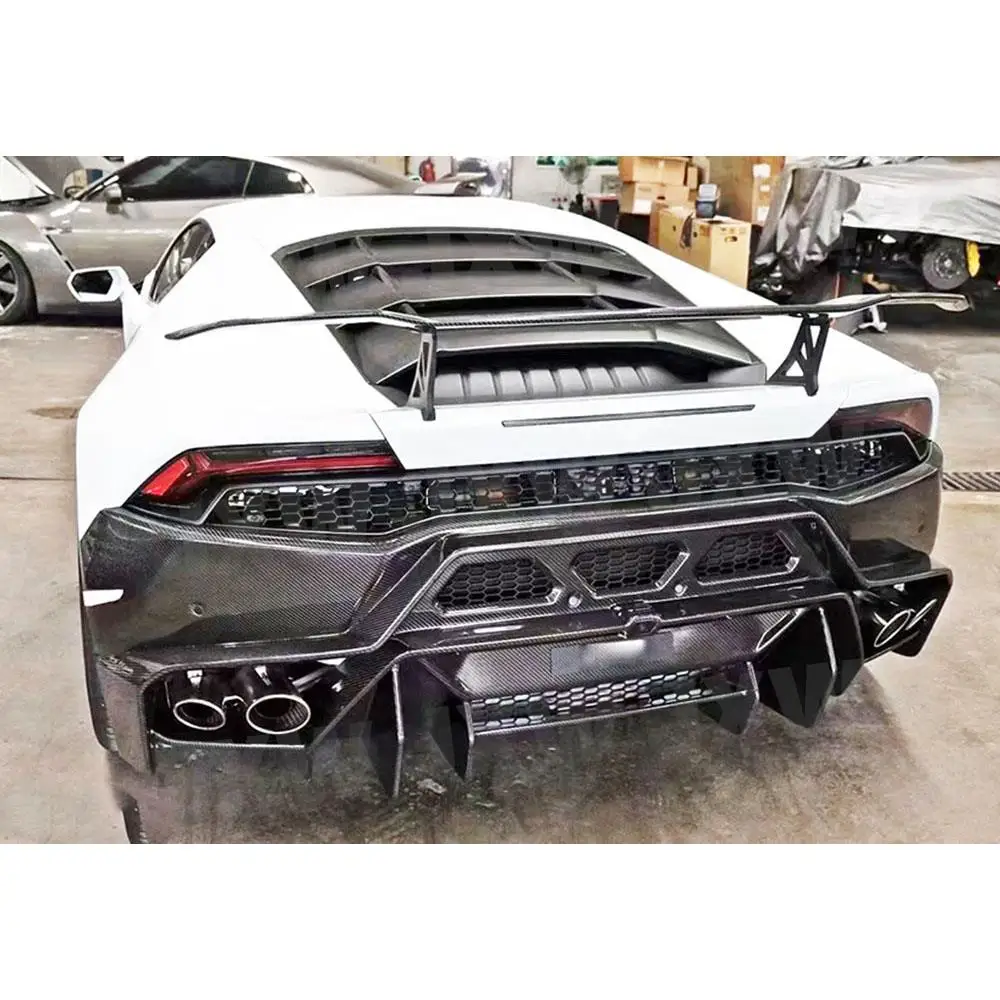 Задний диффузор-спойлер JXWANCF из сухого карбона для Lamborghini Huracan LP610, 2014-2019 гг.
Задний диффузор-спойлер JXWANCF из сухого карбона для Lamborghini Huracan LP610, 2014-2019 гг.
