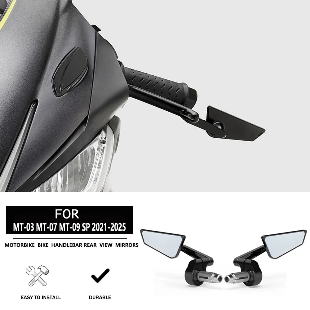 Motorcycle Rearview mirror For YAMAHA MT03 MT07 MT09 2026 Bar-End Mirror Handlebar End Side mirrors MT-09 SP Aluminum CNC
Motorcycle Rearview mirror For YAMAHA MT03 MT07 MT09 2026 Bar-End Mirror Handlebar End Side mirrors MT-09 SP Aluminum CNC