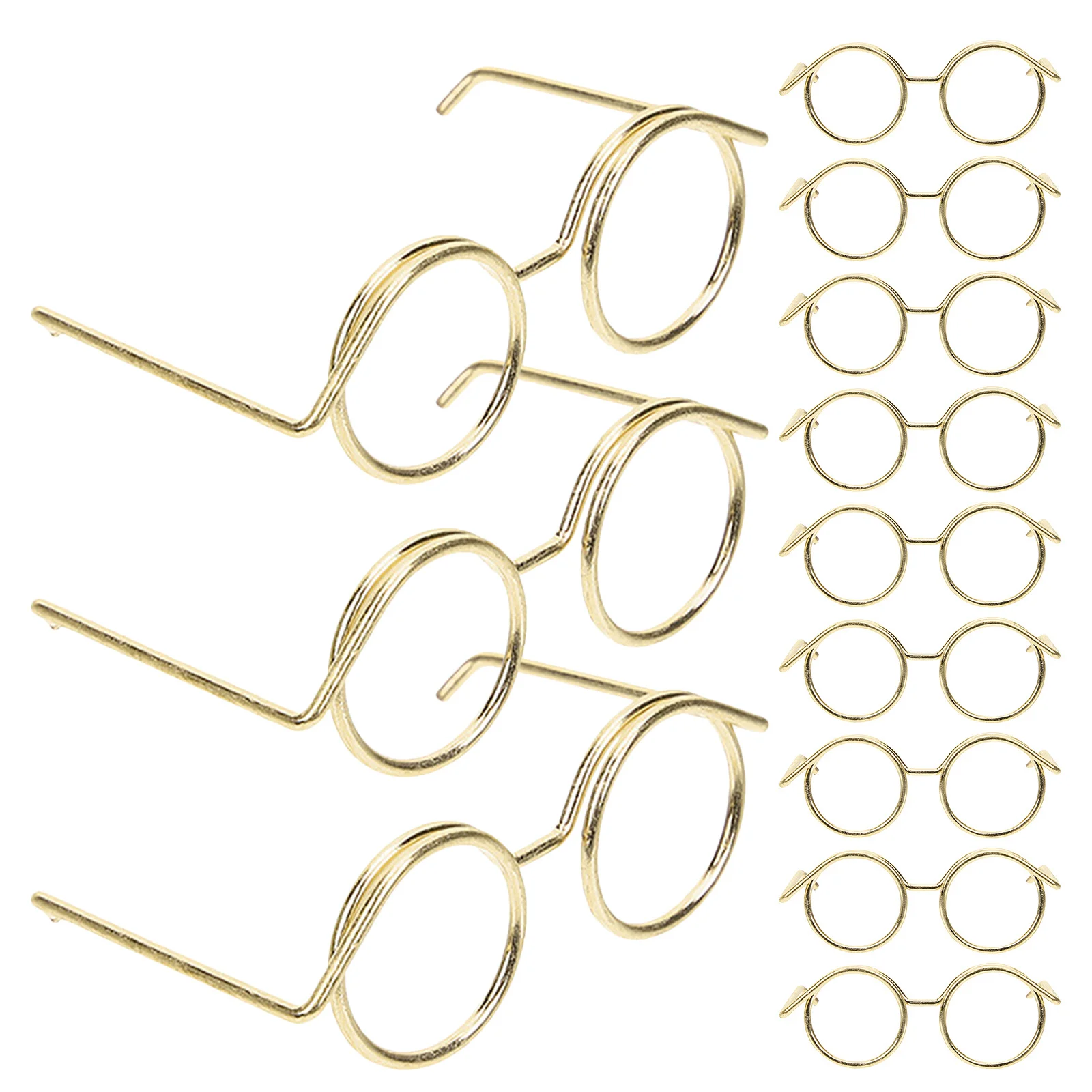 30 Pcs Glasses Craft Miniature Dollhouse Eyewear Props Fake Eyeglasses Circle Decor DIY
30 Pcs Glasses Craft Miniature Dollhouse Eyewear Props Fake Eyeglasses Circle Decor DIY