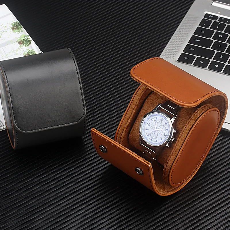 Leather watch storage box - home dustproof stitched pu vintage portable high-end watch protective display case
Leather watch storage box - home dustproof stitched pu vintage portable high-end watch protective display case