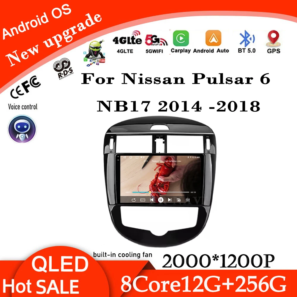9-дюймовый Carplay для Nissan Pulsar 6 NB17 2014-2018 Android 14 автомагнитола GPS-навигация видеоплеер головное устройство BT
9-дюймовый Carplay для Nissan Pulsar 6 NB17 2014-2018 Android 14 автомагнитола GPS-навигация видеоплеер головное устройство BT
