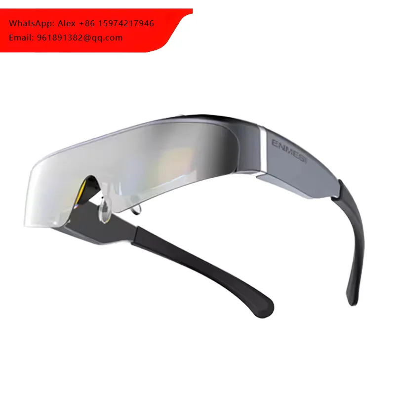 ENMESI V20 AR Smart Glasses All-in-One 3D 4K Display Headset Steam Computer/Phone Not VR Virtual Reality Metaverse Games ENMESI
ENMESI V20 AR Smart Glasses All-in-One 3D 4K Display Headset Steam Computer/Phone Not VR Virtual Reality Metaverse Games ENMESI
