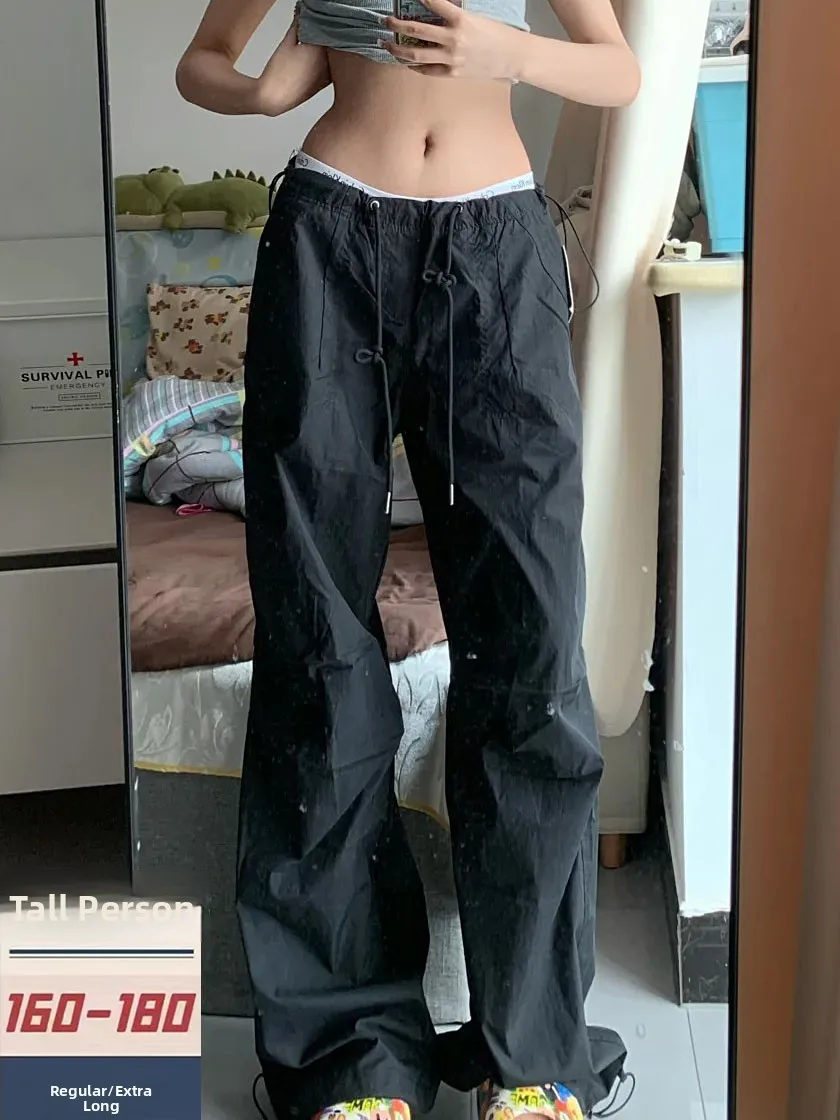 Женские брюки с высокой талией для повседневной носки, походов и спорта, длинные брюки-парашюты в американском стиле, летние повседневные брюки
Женские брюки с высокой талией для повседневной носки, походов и спорта, длинные брюки-парашюты в американском стиле, летние повседневные брюки