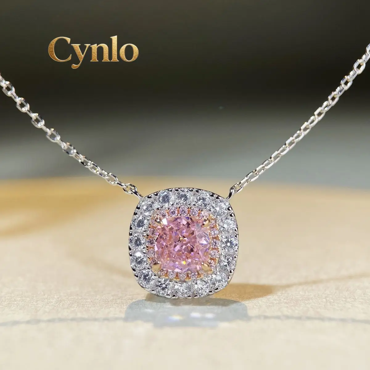 Cynlo Jewelry Real 18K white gold solid platinWomen's pink diamond set necklace pendant earring ring ice flower cut Raydean cut
Cynlo Jewelry Real 18K white gold solid platinWomen's pink diamond set necklace pendant earring ring ice flower cut Raydean cut