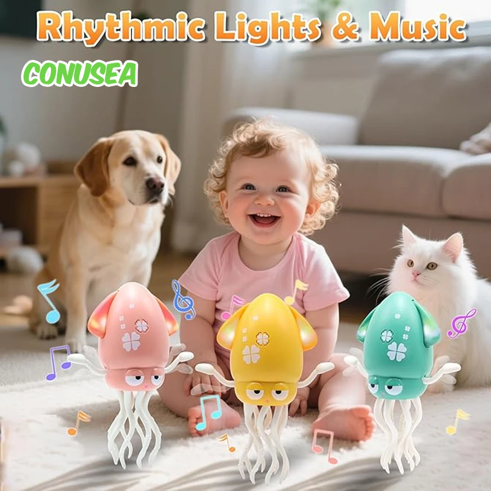 Dancing Octopus Electric Squid Dancer Rechargeable with LED Music Baby Crawling Toys Floor Games for Kids Children Pets Gifts
Dancing Octopus Electric Squid Dancer Rechargeable with LED Music Baby Crawling Toys Floor Games for Kids Children Pets Gifts