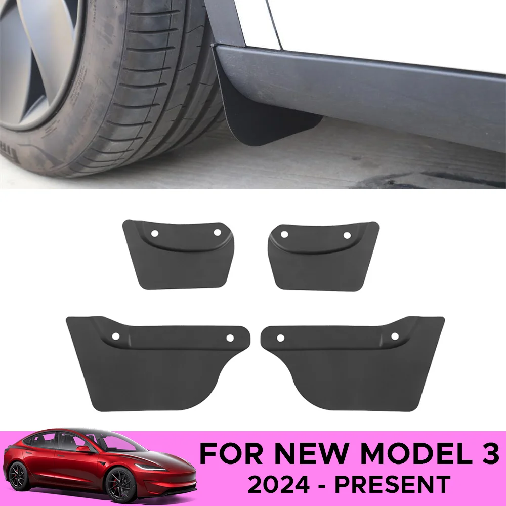 For Tesla Model 3 Highland 2024 Wheel Mud Flaps Splash Guards MudFlaps Front Rear Fender New Upgrade TPE Mudguards Protector
For Tesla Model 3 Highland 2024 Wheel Mud Flaps Splash Guards MudFlaps Front Rear Fender New Upgrade TPE Mudguards Protector