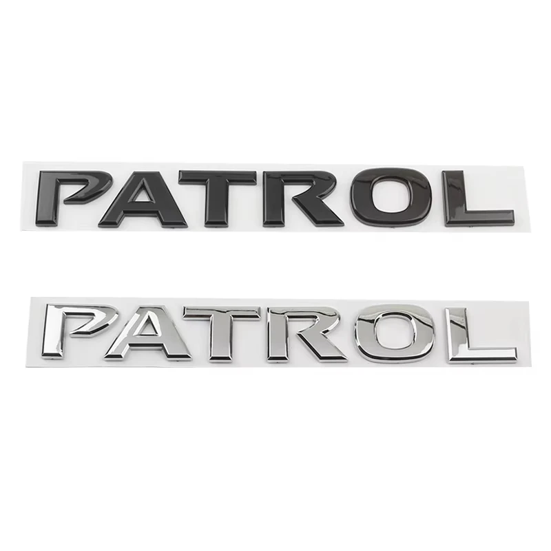 3D ABS Car Rear Trunk Letters Words Logo Badge Emblem Decals Sticker For Nissan Patrol Y60 Y61 Y62 Y63 Y64 Styling Accessories
3D ABS Car Rear Trunk Letters Words Logo Badge Emblem Decals Sticker For Nissan Patrol Y60 Y61 Y62 Y63 Y64 Styling Accessories