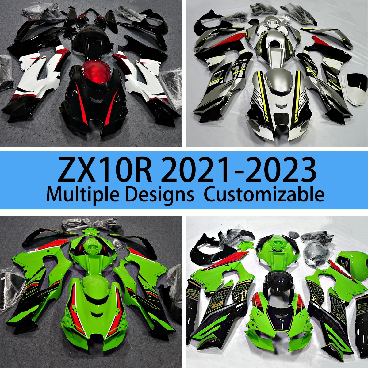 For KAWASAKI ZX 10R 2021 2022 2023 Injection Fairing Kit ZX10R 21 22 23 Aftermarket Motorcycle Bodywork Set Fairings
For KAWASAKI ZX 10R 2021 2022 2023 Injection Fairing Kit ZX10R 21 22 23 Aftermarket Motorcycle Bodywork Set Fairings