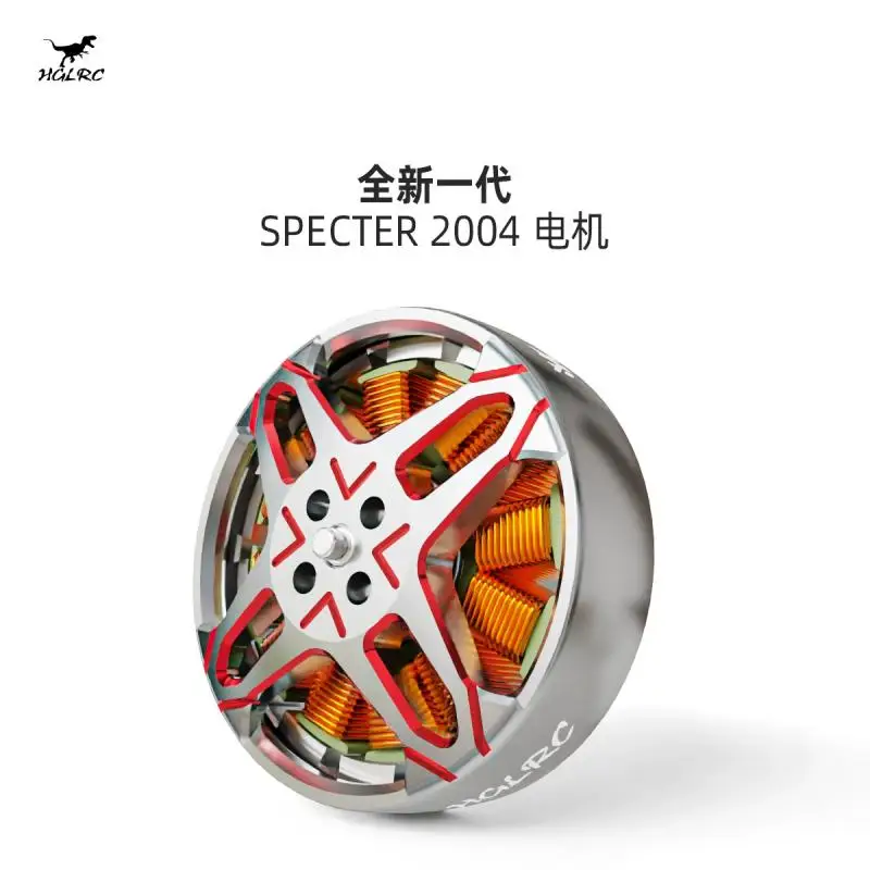 HGLRC SPECTER 2004 1800KV Brushless Motor 4-6S Compatible 3-5inch Propeller for FPV Freestyle Cinewhoop Toothpick Drones
HGLRC SPECTER 2004 1800KV Brushless Motor 4-6S Compatible 3-5inch Propeller for FPV Freestyle Cinewhoop Toothpick Drones
