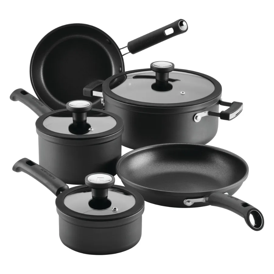 Versatile 12-Piece Cookware Set for Easy Cooking Dishwasher and Oven Safe for Convenient Meal Prep and Cleanup
Versatile 12-Piece Cookware Set for Easy Cooking Dishwasher and Oven Safe for Convenient Meal Prep and Cleanup