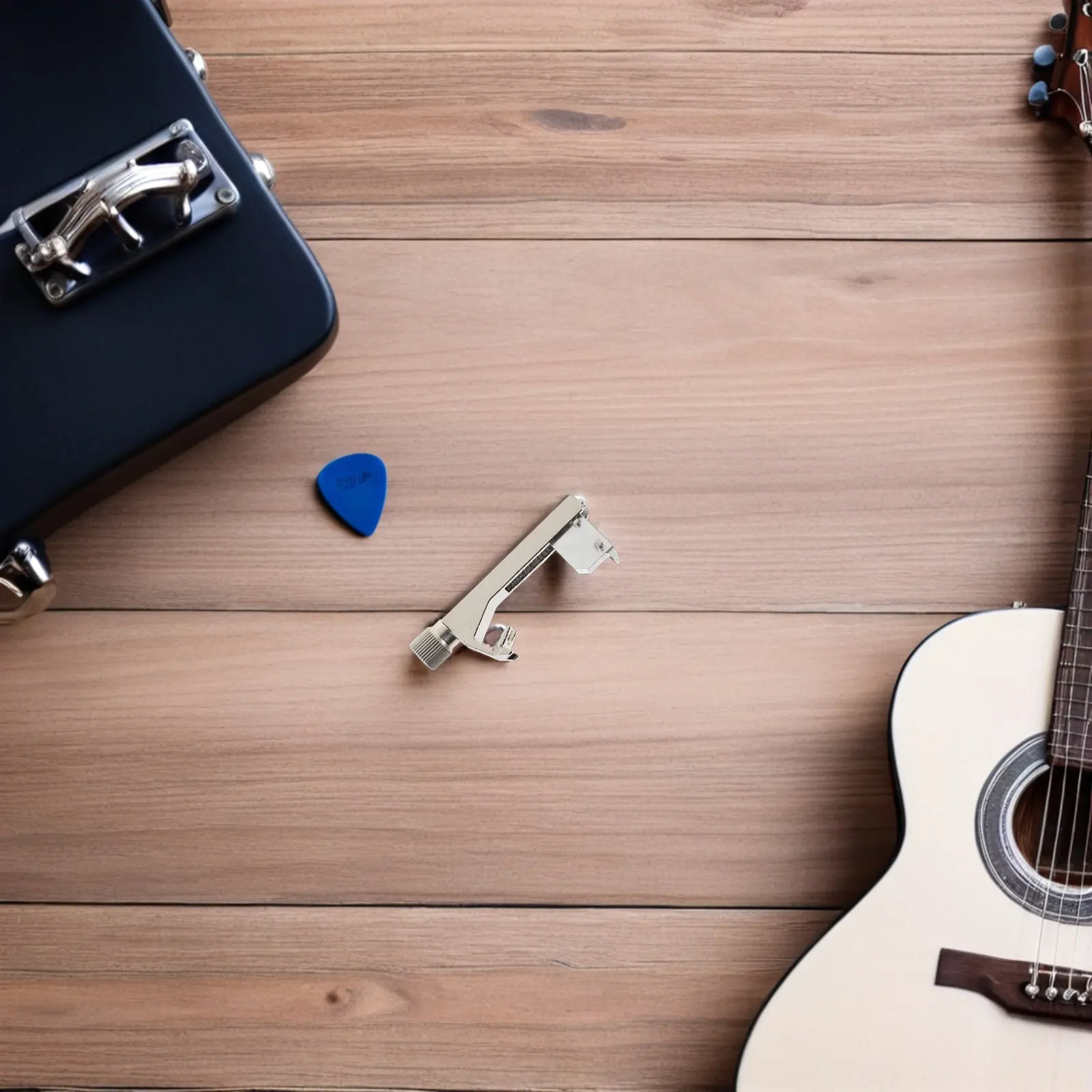 Silver Electric Guitar Intonation Tremolo Bridge Adjuster Tool Professional Octave Correction Accurate Stable Tuning
Silver Electric Guitar Intonation Tremolo Bridge Adjuster Tool Professional Octave Correction Accurate Stable Tuning